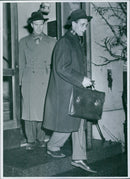 Murder in Hammarby investigated - Vintage Photograph