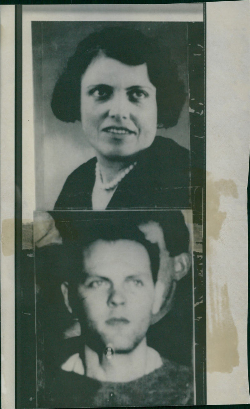 Gerda Bäckdahl was murdered by her husband Gustaf Bäckdahl - Vintage Photograph