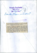 The murdered Kerstin Blom found. Mrs Inga Blomberg and Sten Svensson, who, with the help of &quot;Busters&quot; found the brown bag in the water - Vintage Photograph