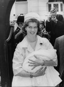 Baptism at St. Paul's Church in London. - Vintage Photograph