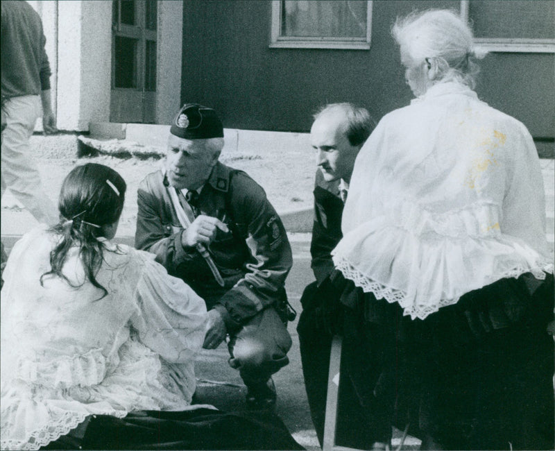 Picture after a murder case - Vintage Photograph