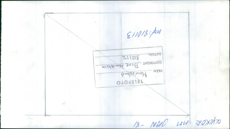 Heavily damaged cars after the collision. - Vintage Photograph