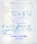 English-Swedish poetry at the Sigtunaskolan - 31 July 1946 - Vintage Photograph