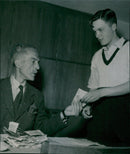 English-Swedish poetry at the Sigtunaskolan - 31 July 1946 - Vintage Photograph