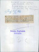 Engelsman John Edwards reads an English magazine with Swedish Alf Ronngaard during English-Swedish poetry at the Sigtunaskolan - 31 July 1946 - Vintage Photograph