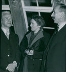Dutch delegates Sjoerd Hofstra, JB van Overeem and GH Lambert in Stockholm to study music relations. - 9 October 1947 - Vintage Photograph