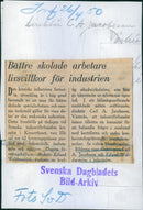 Industry Association's Annual General Meeting at the Concert Hall. - Vintage Photograph