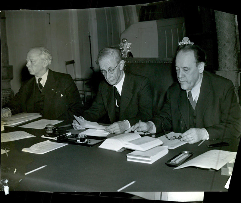 Delegates at the Musical Academy's anniversary - Vintage Photograph