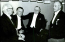Four of the medal conditioned at IVA's ceremonial meeting in the Concert Hall - Vintage Photograph