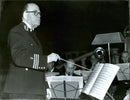 Constable GrundstrÃ¶m lead the music in Stockholm The police's 100th anniversary - Vintage Photograph