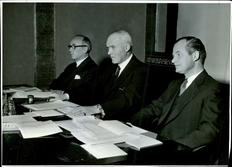 Industry Association chairman at the annual meeting in the Concert Hall - Vintage Photograph