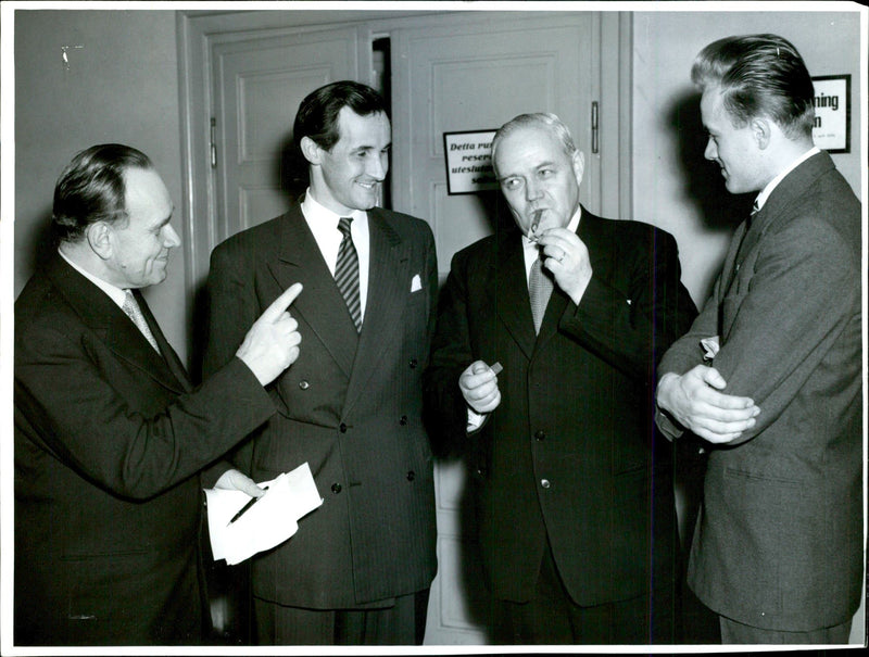 The National Association against Tobacco are general muster at the Concert Hall - Vintage Photograph