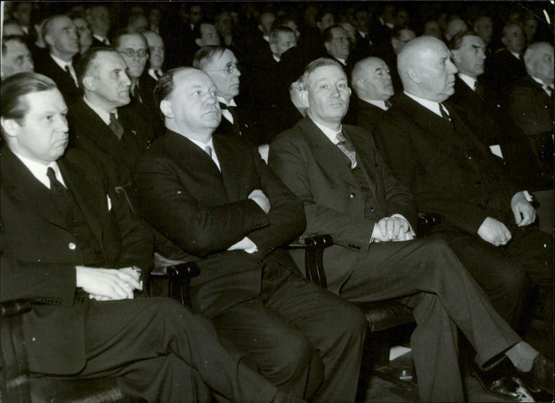 Farm Weekly sessions in the Concert Hall Great Hall - 19 March 1946 - Vintage Photograph