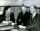 Writers meeting in Sigtuna - 2 April 1948 - Vintage Photograph