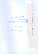 International Statistical Institute 30th Session of the Concert Hall. Statisticians Karin Kock welcome speech. - Vintage Photograph