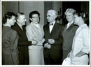Participants at the Women's Meeting at the Concert Hall - 29 April 1947 - Vintage Photograph
