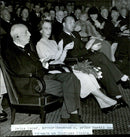 Prince Oscar, the crown princess o. Prince Bertil. The Swedish Association of Fleet celebrated the 40th anniversary of the Concert Hall's main hall. - 24 September 1946 - Vintage Photograph