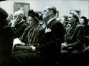 Finland The week ended with a walk concert at Academy of Fine Arts exhibition rooms. - 26 February 1947 - Vintage Photograph
