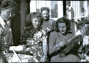 &quot;Meet with the music&quot; a course at Folk University, which is held at SÃ¥nga-SÃ¤by lantern school - 28 July 1947 - Vintage Photograph