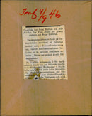 Members of the Bank Manna League meeting in the Concert Hall - 4 September 1946 - Vintage Photograph