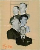 Members of the Bank Manna League meeting in the Concert Hall - 4 September 1946 - Vintage Photograph