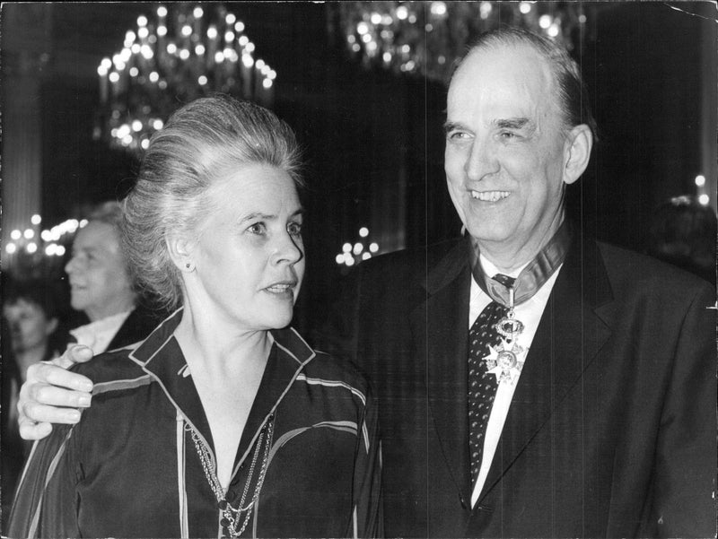 Ingmar Bergman and Ingrid von Rosen - Vintage Photograph