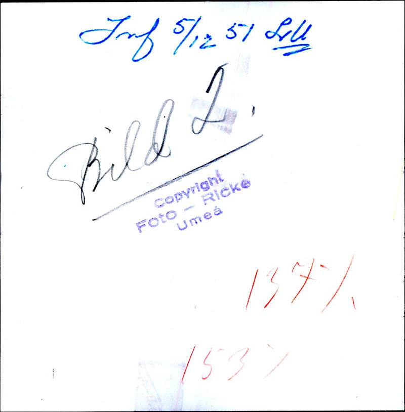 Bridge in winter landscape. - Vintage Photograph