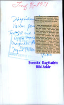 Pageant Anna Maria BjÃ¶rkbom, Margareta LÃ¶Ã¶w and Ingrid Pettersson in the lead. - Vintage Photograph