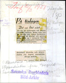 Rural Women's Day in the Small Concert Hall. B. Ekstrom and fellow wife I. Sandstrom, Tierps parish. - Vintage Photograph