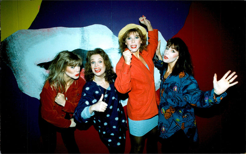 The members of the music group longtime Ainbusk Singer. - Vintage Photograph
