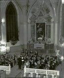 Danish Association's charity concert in Klara church - 10 April 1942 - Vintage Photograph