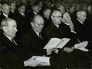 From the Swedish savings bank association&#39;s annual meeting in the concert hall&#39;s small hall - 25 October 1941 - Vintage Photograph