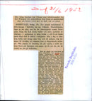 Selma Jacobson of Chicago shows people superintendent Robert Wenngren and seminary teacher Sven Green a Neolithic landscape which children in third grade made - Vintage Photograph