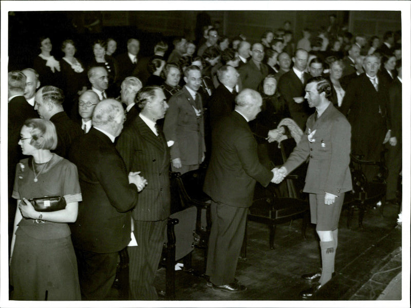 Stockholm scout is celebrating its 25th anniversary at the Concert Hall - 21 March 1936 - Vintage Photograph