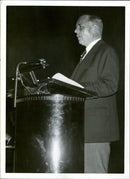 Engine People valkommittee meeting in the Concert Hall - 3 September 1936 - Vintage Photograph