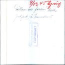 Little girl sings at the Christmas party at the Concert Hall - 9 December 1945 - Vintage Photograph