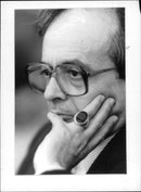 Adonis. Syrian-Lebanese poet - Vintage Photograph