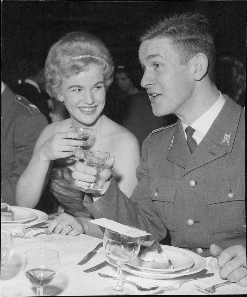 Royal Military School kadettbal - Vintage Photograph