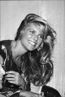 The model Christie Brinkley was elected one of the 10 most beautiful women in America of "Harper's Bazaar" - Vintage Photograph