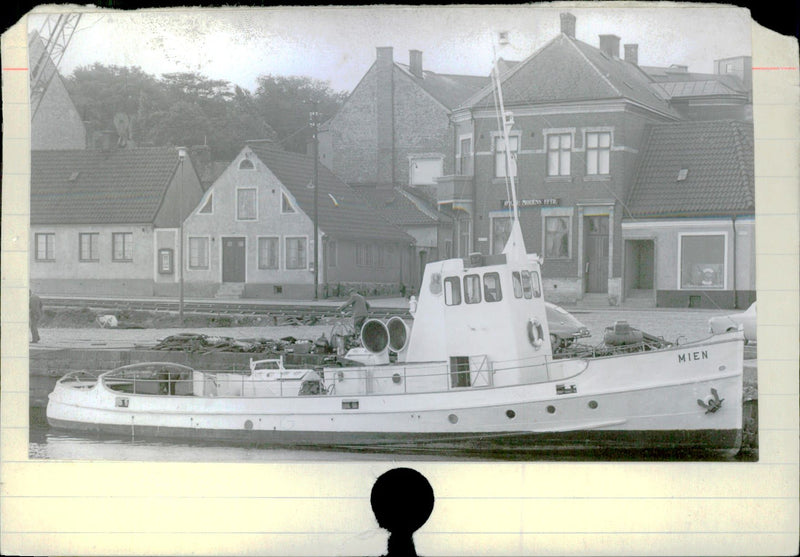 "Mien" tugs associated Karlshamn Harbour - Vintage Photograph