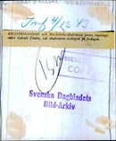 Crown Princess and the Academy of Music's Chairman, Governmental Gabriel Thulin, at the Academy's annual celebration - 4 December 1943 - Vintage Photograph