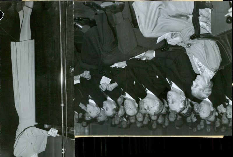 Concert Hall Great Hall packed at Whitlockska Sami School's 50th anniversary - 24 October 1943 - Vintage Photograph
