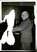 Swedish Writers association has public meeting - 26 February 1937 - Vintage Photograph