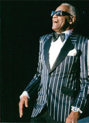 Ray Charles, the jazz legend. - Vintage Photograph