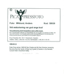 Polar Prize winners Ravi Shankar and Ray Charles at the Polar Music Distribution. - Vintage Photograph