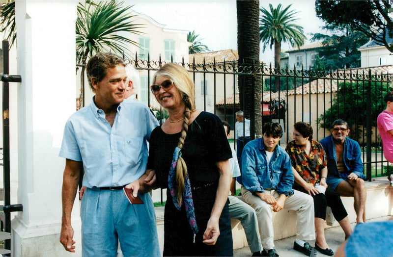 Bernard d'Ormale and Brigitte Bardot - Vintage Photograph