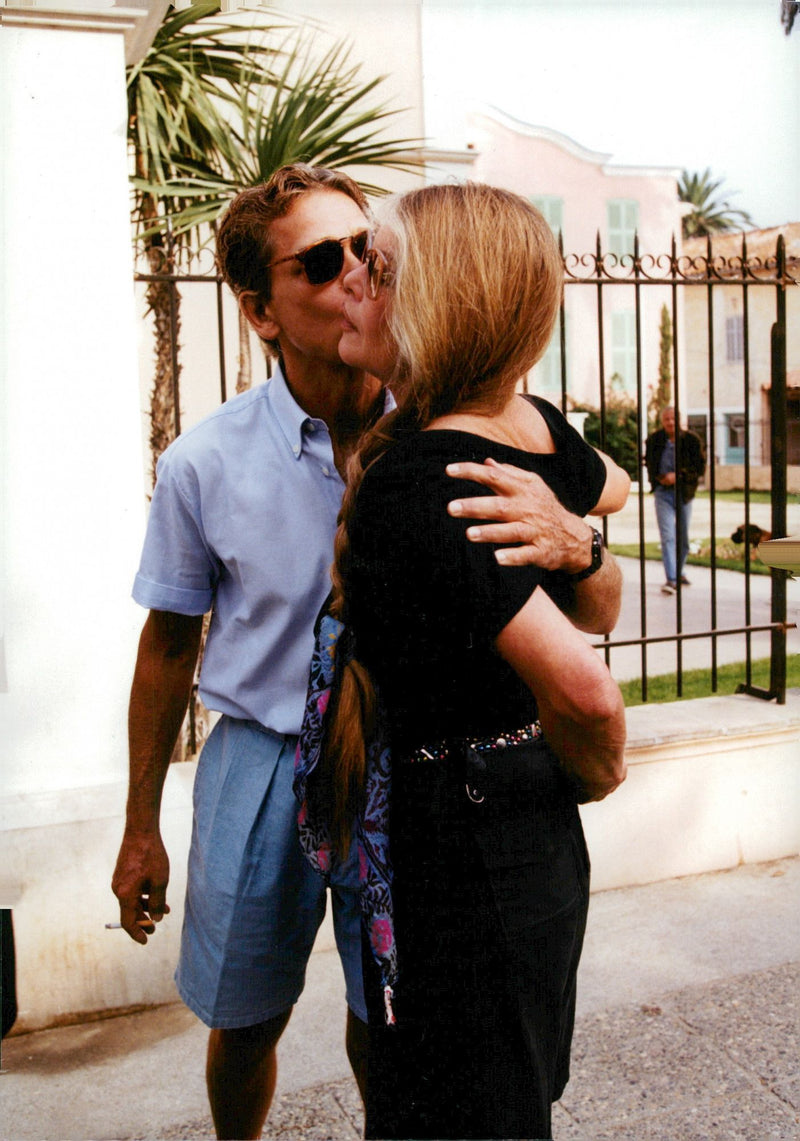 Bernard d'Ormale and Brigitte Bardot - Vintage Photograph