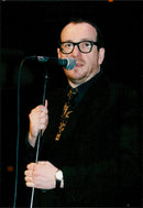 Elvis Costello occurs - Vintage Photograph