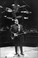 Elvis Costello occurs - Vintage Photograph