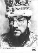 Elvis Costello - drawing card at the festival in Roskilde - Vintage Photograph